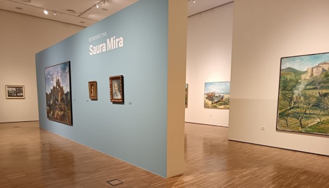 El Museo de Bellas Artes de Murcia reúne las pinturas de toda una vida de Saura Mira
