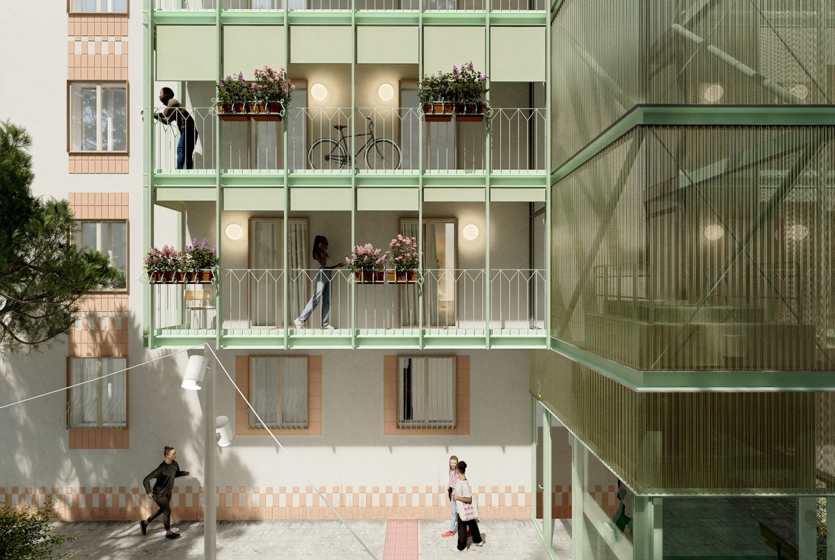 Recreación virtual del proyecto de regeneración arquitectónica de Virgen del Remedio, en imagen de archivo.