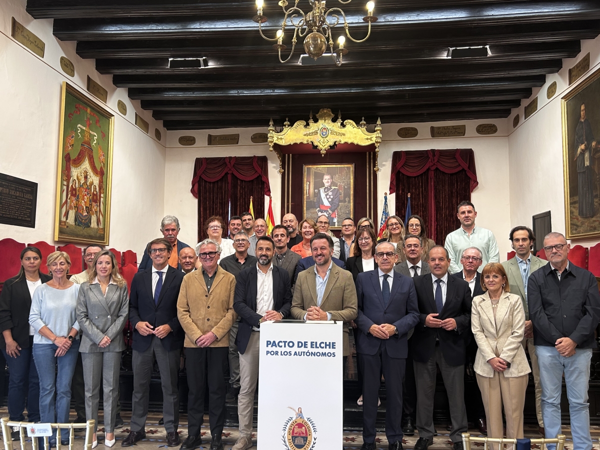 Pacto a medio gas por los autónomos en Elche: con empresarios, pero sin sindicatos ni oposición