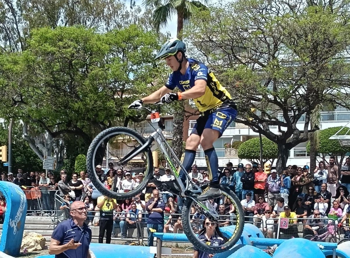 El cartagenero Daniel Cegarra disputa el Mundial de trial bici en Arabia Saudí