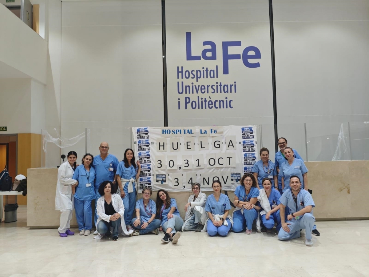 Técnicos superiores sanitarios destacan el éxito de la primera jornada de huelga: 