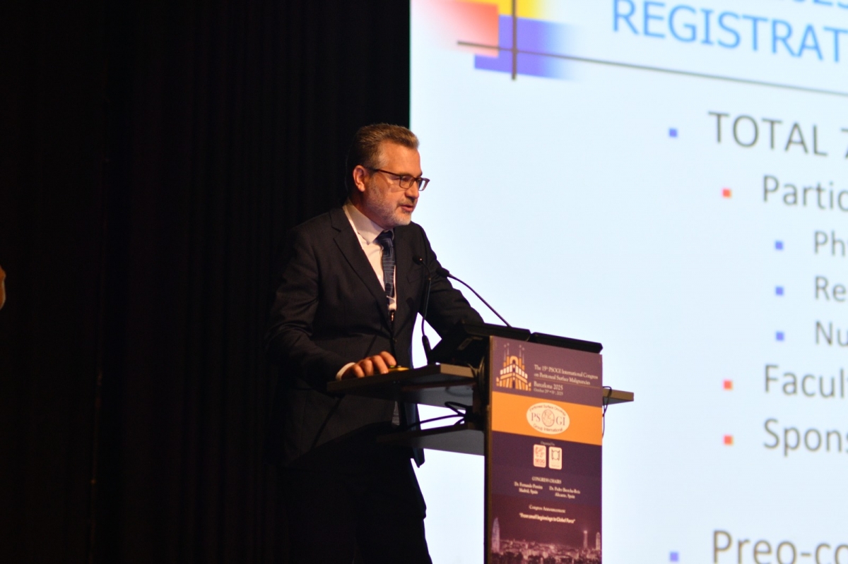 El Dr. Pedro Bretcha, copresidente del 15º Congreso de la PSOGI sobre cirugía oncológica peritoneal