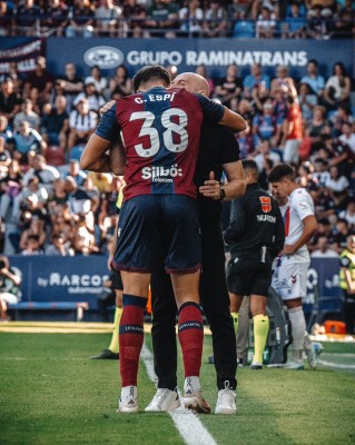 Espí, tras su primer gol: 