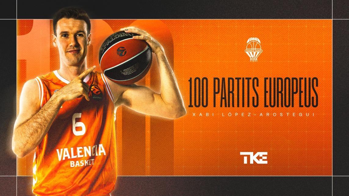 Xabi López-Arostegui, centenario en Europa con Valencia Basket