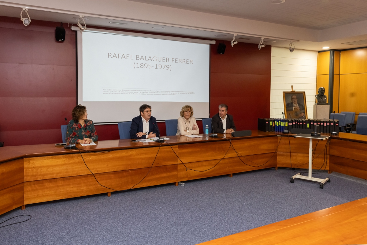 L'UJI recupera la figura de Rafael Balaguer per a commemorar 125 anys d'estudis de Mestre a Castelló