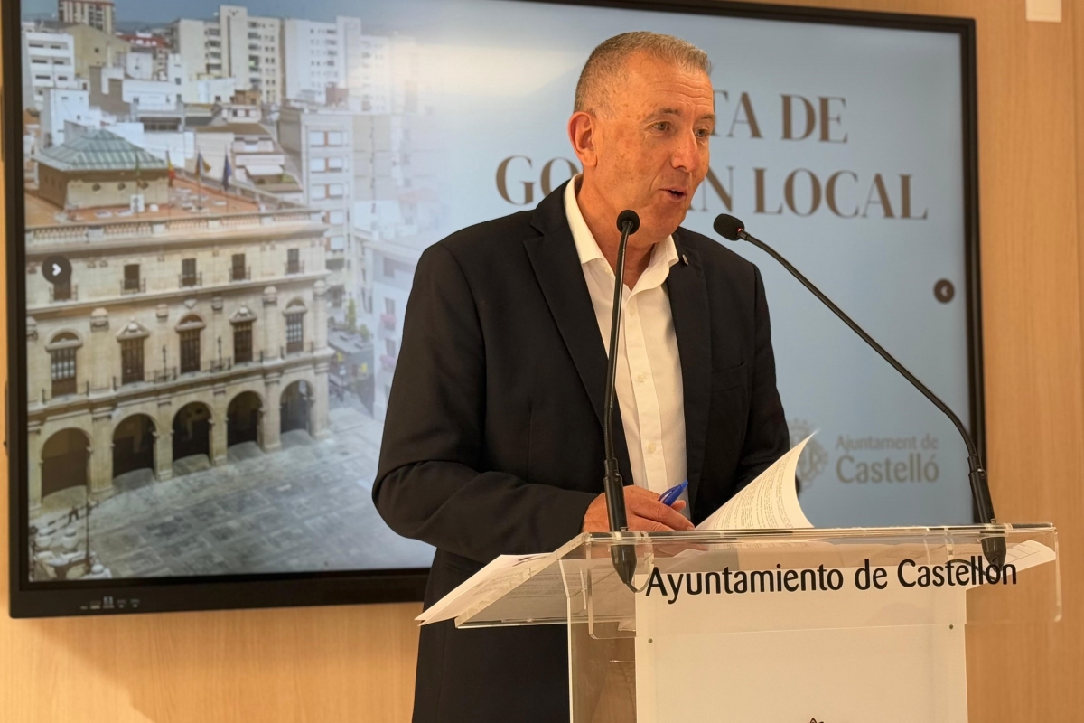 El portavoz del gobierno municipal de Castelló, Vicent Sales. - El portavoz del gobierno municipal de Castelló, Vicent Sales.