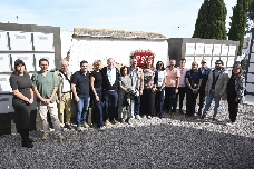 PSPV, Compromís, el Grup per la Recerca y UGT rinden homenaje a las víctimas del franquismo en Castelló