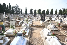 Visita a los cementerios, misa y homenaje a la memoria democrática... las imágenes de un día para el recuerdo