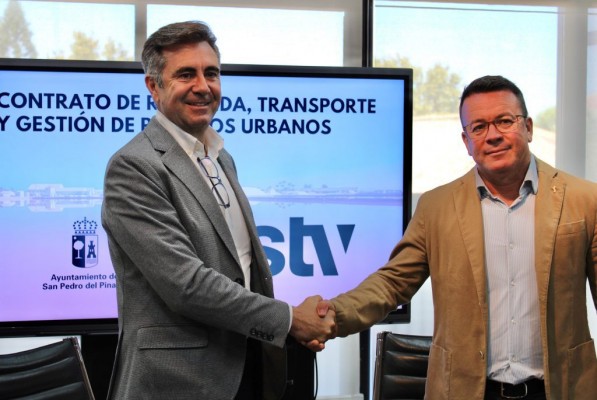 San Pedro y STV firman, por fin, el nuevo contrato de basuras para los próximos 11 años