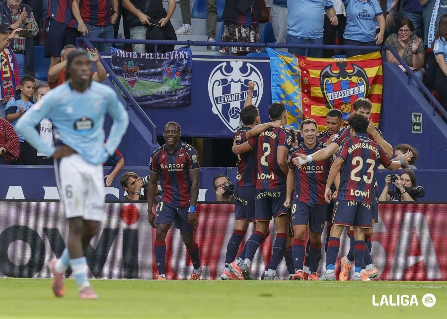 Un gol en el descuento deja sin premio a un combativo Levante