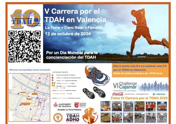 V Carrera solidaria por el TDAH en València 