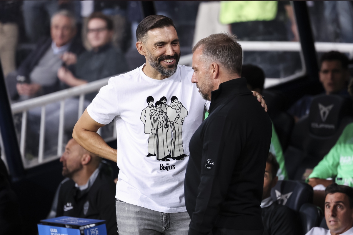 Sarabia y Flick este domingo - Foto: EP