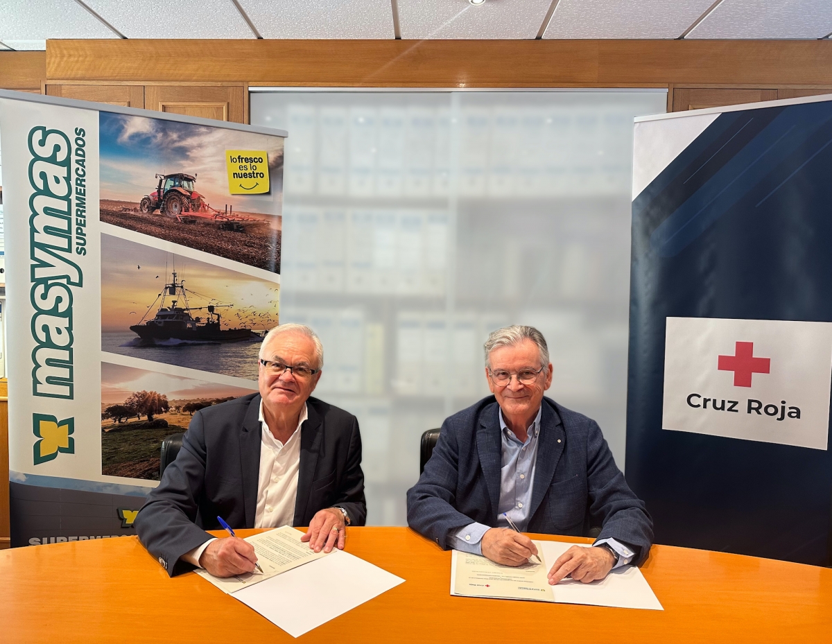 Masymas Supermercados y Cruz Roja firman un convenio marco para impulsar acciones solidarias