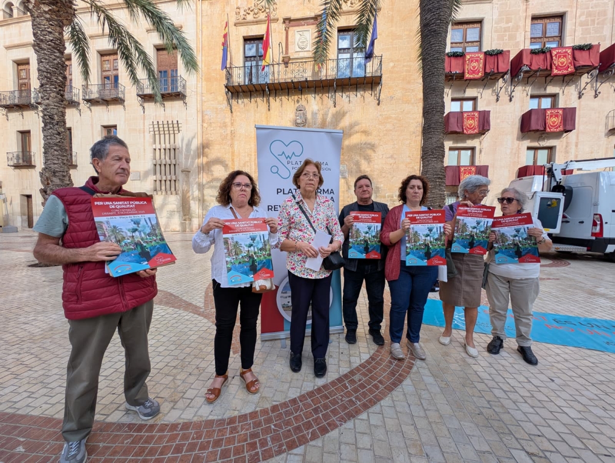 La plataforma por la reversión del Vinalopó vuelve a movilizarse en Elche
