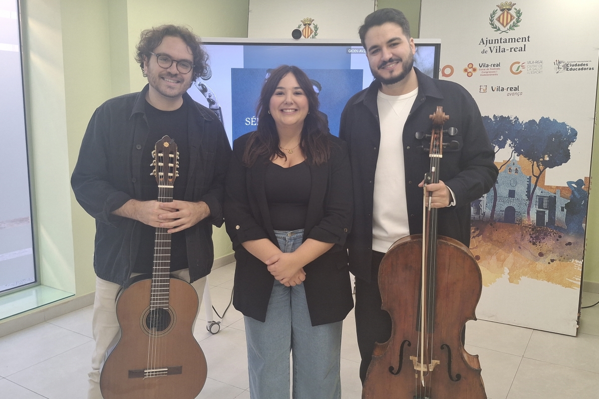 El violoncel·lista Alfons Rochera i el guitarrista Darío González presenten 'Sérénade' al Auditori de Vila-real