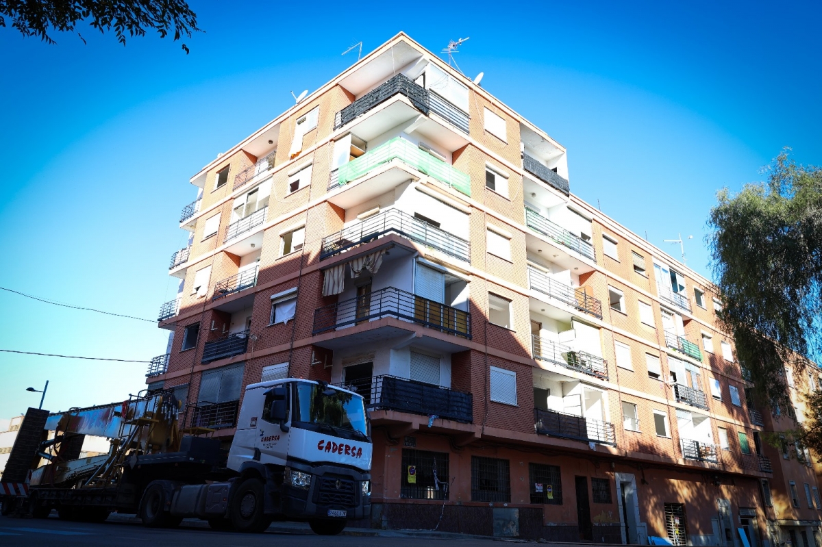 Viviendas del Xenillet afectadas por la Dana.