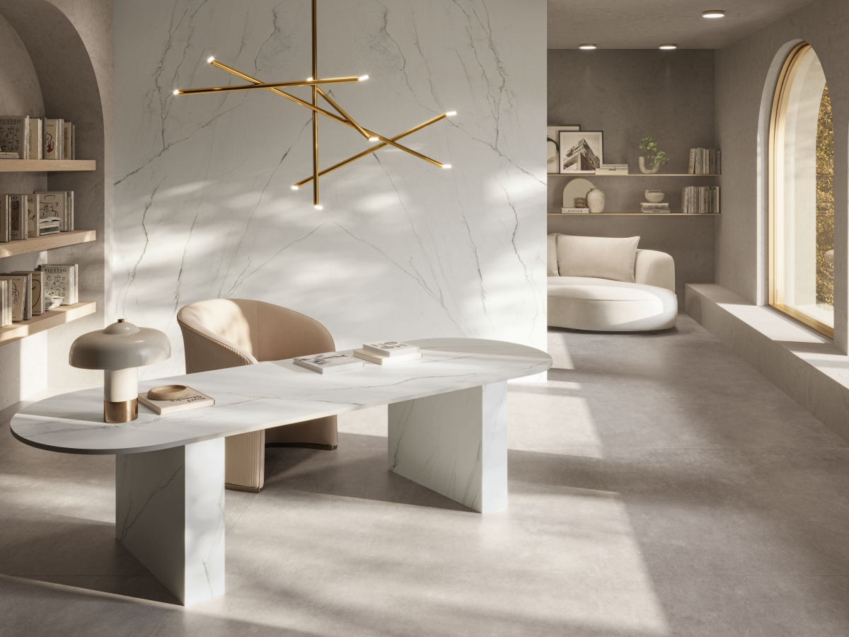 Venux amplía su portfolio con una nueva línea de mobiliario en piedra sinterizada