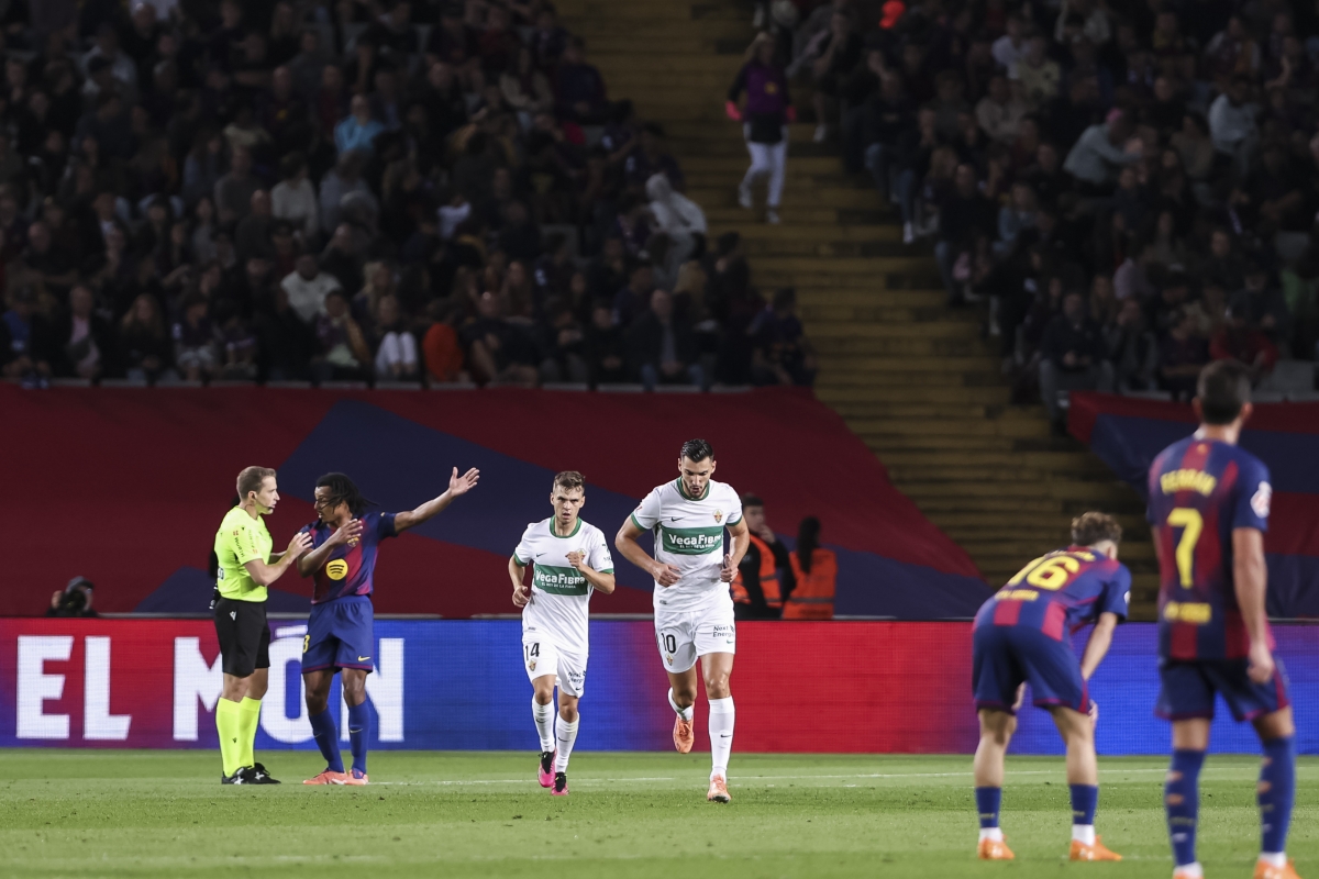 Rafa Mira tras marcar al Barça - Foto: EP Rafa Mira tras marcar al Barça