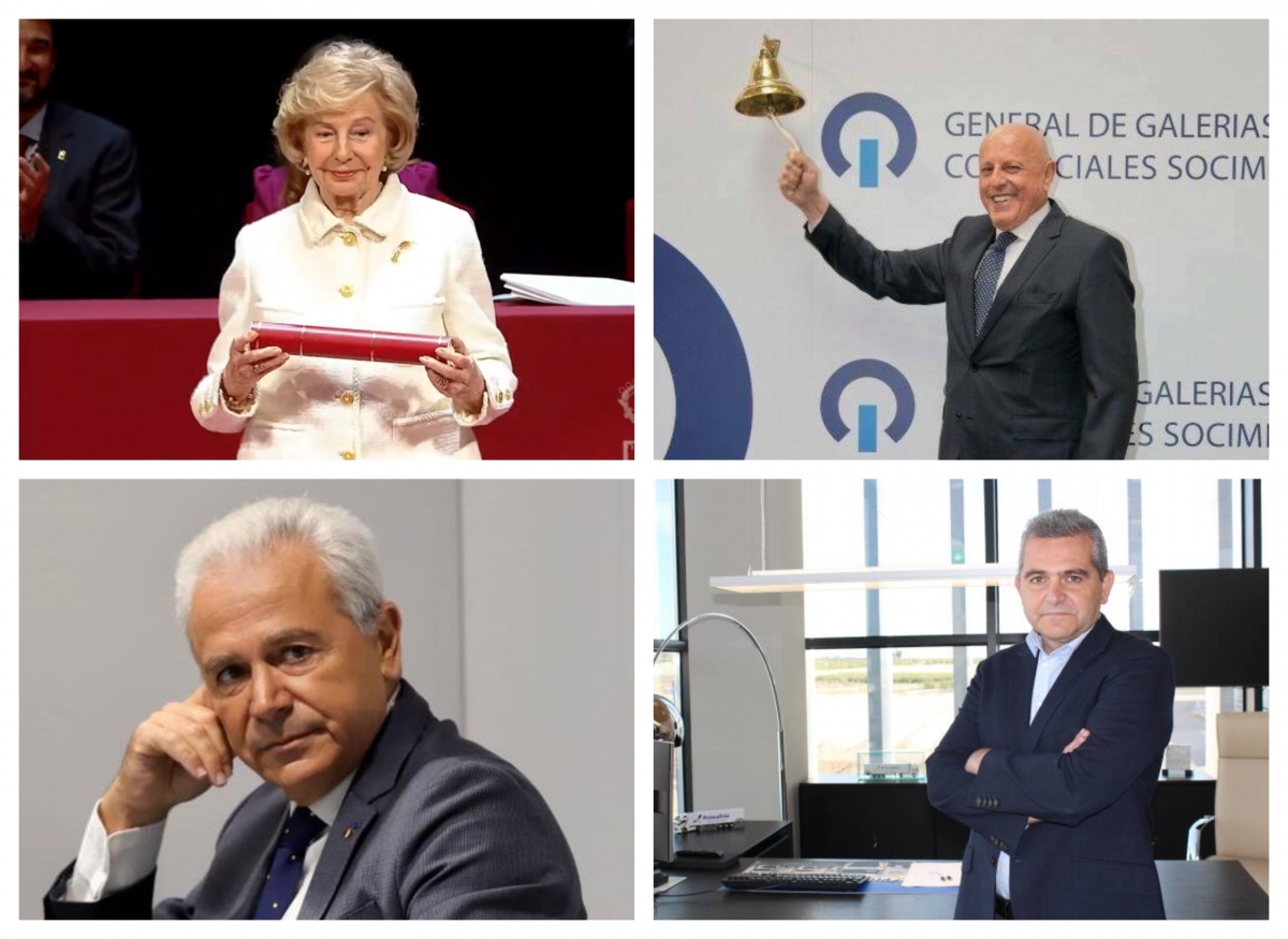 Tomás Olivo, Gloria Alemán y los hermanos Conesa Alcaraz brillan con sello murciano entre los 100 más ricos de España