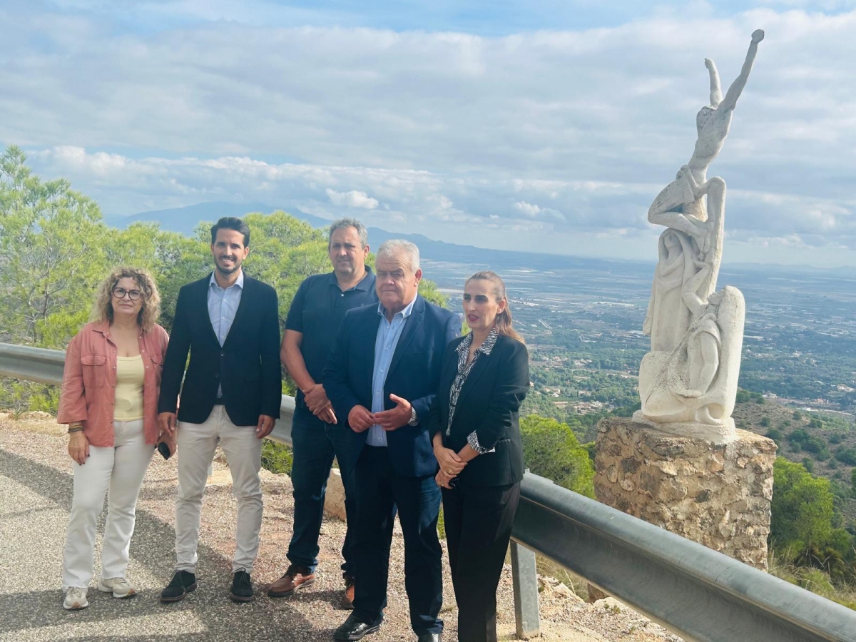 El conjunto del Vía Crucis de La Santa de Totana inicia el camino para ser declarado bien catalogado 