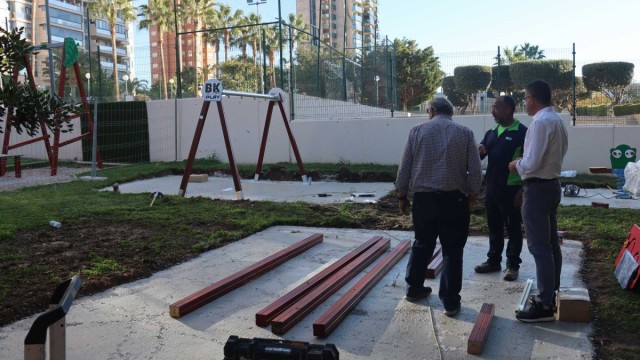 Benidorm invierte 150.000 euros en mantenimiento y mejora de la seguridad en los parques