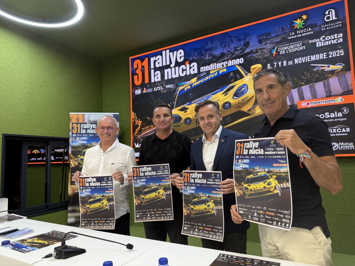 Nueva edición del Rally La Nucía–Trofeo Costa Blanca