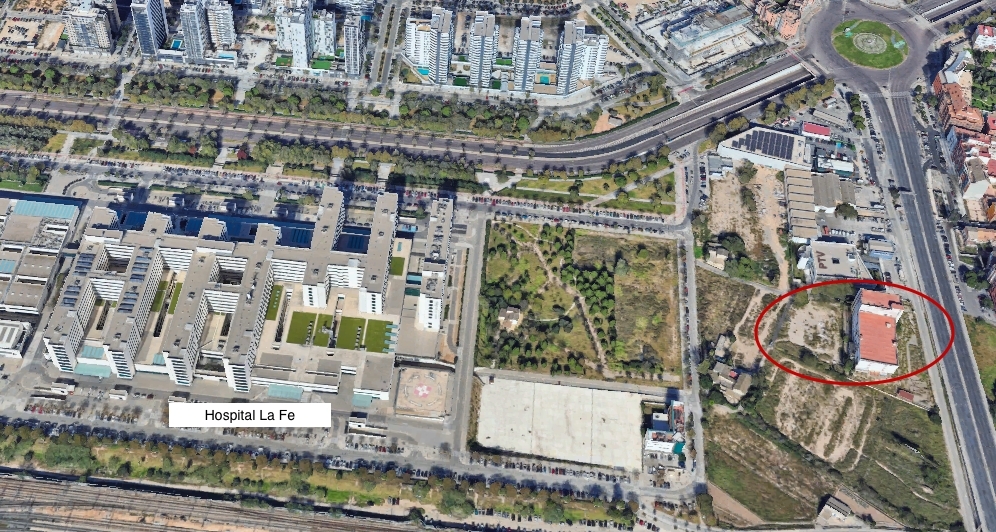 Parcela que albergará el nuevo hospital de Quirónsalud
