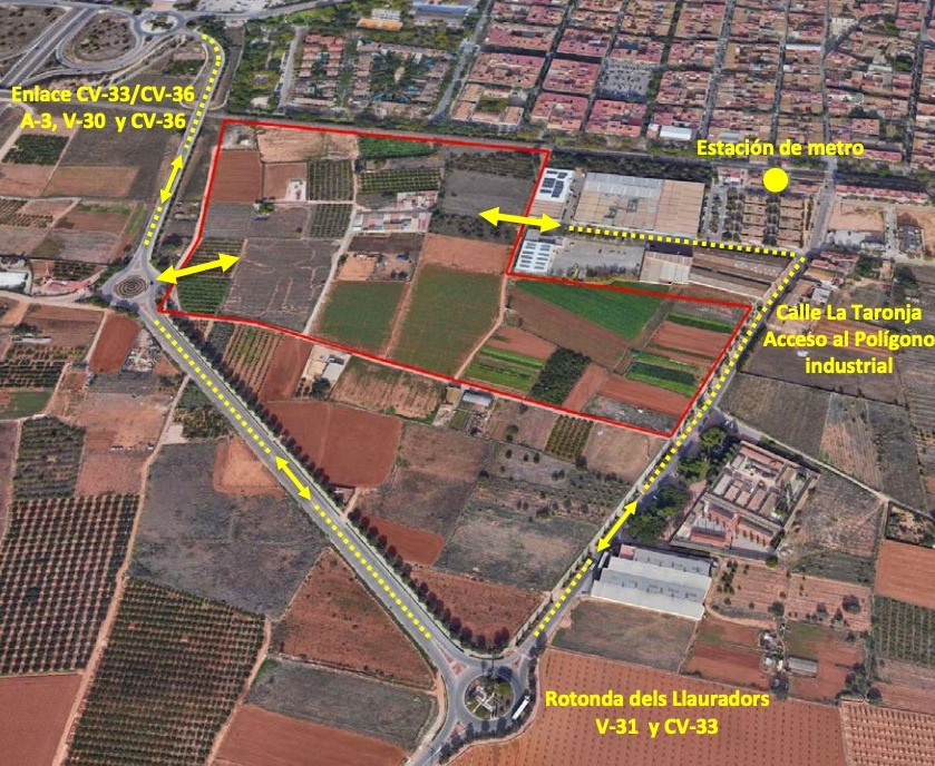 Picanya prevé sumar 10 hectáreas de nuevo suelo industrial al polígono La Taronja 