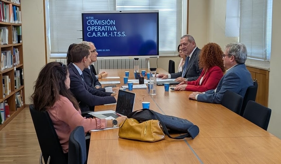Reunión Comisión Operativa CARM-ITSS. - Foto: CARM