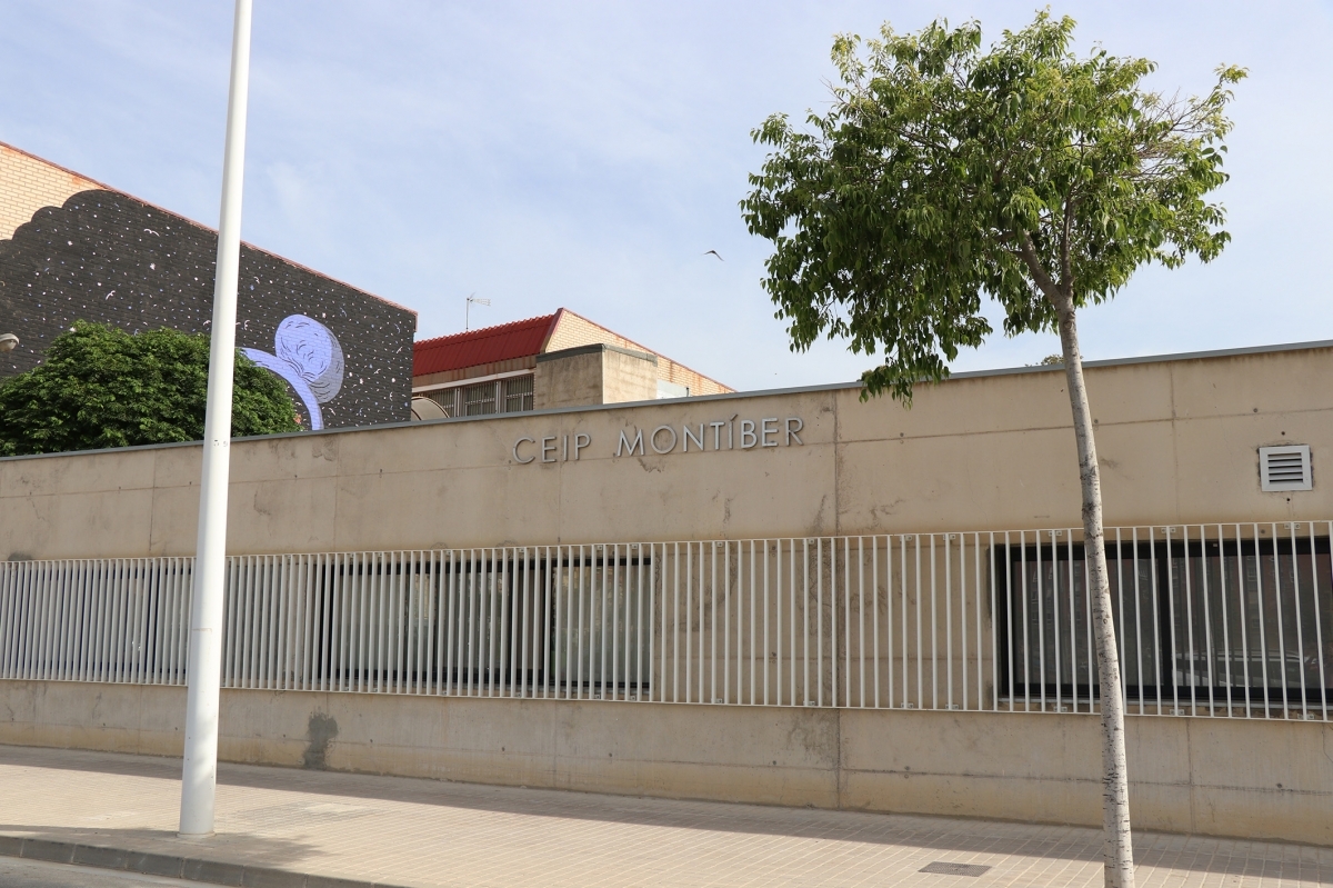 El colegio público Montíber, en Sagunto.