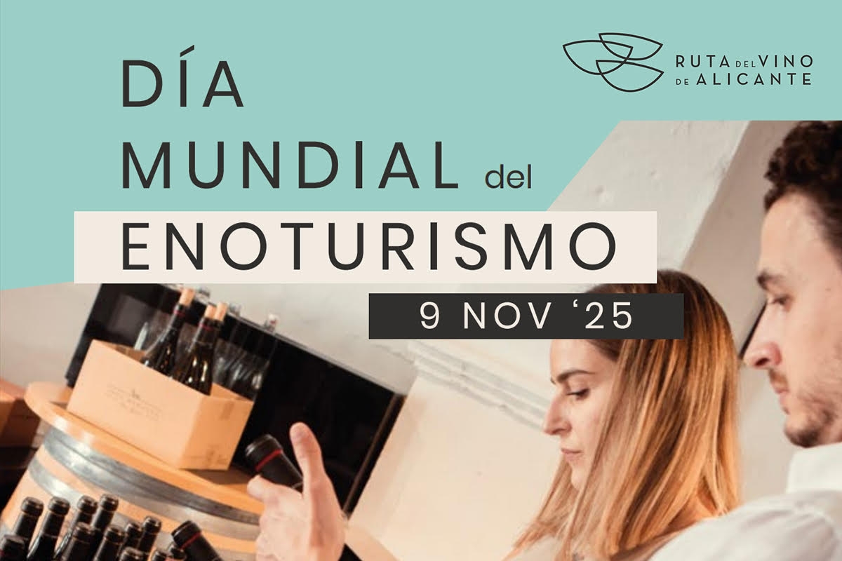 La Ruta del Vino de Alicante celebra el Día Mundial del Enoturismo del 7 al 9 de noviembre