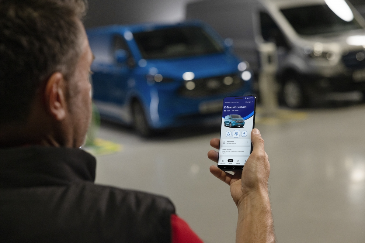 Una flota más inteligente: las actualizaciones de la app Ford Pro Telematics Drive aportan mayor control y eficiencia