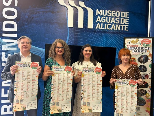 Cultura en Barrios crece en Alicante y propone 80 actividades para todos los públicos hasta fin de año