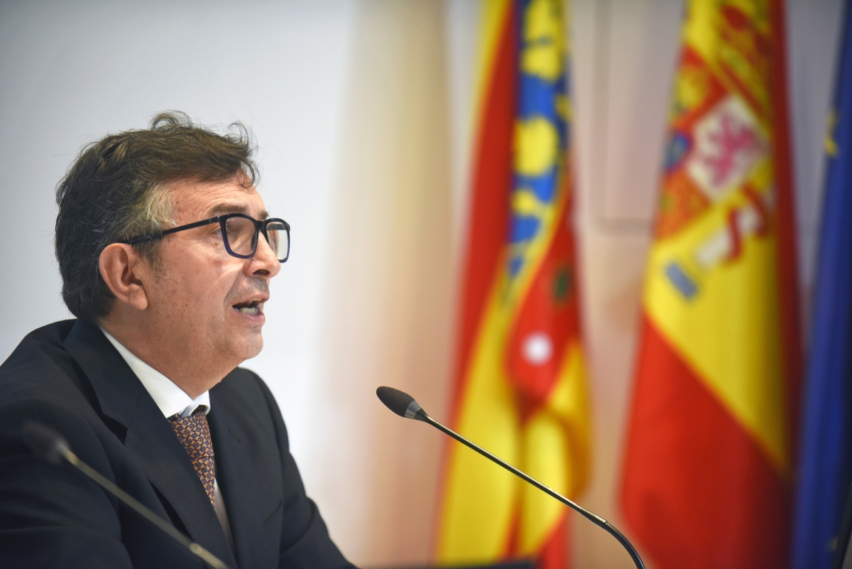 El presidente de la CEV, Vicente Lafuente. - 