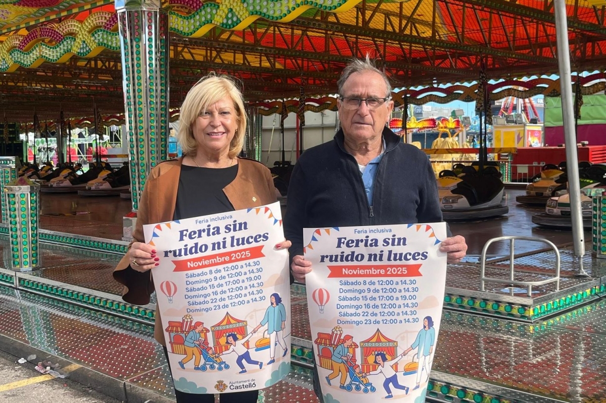 La Feria de Todos los Santos de Castelló abrirá de nuevo de forma inclusiva para personas con autismo