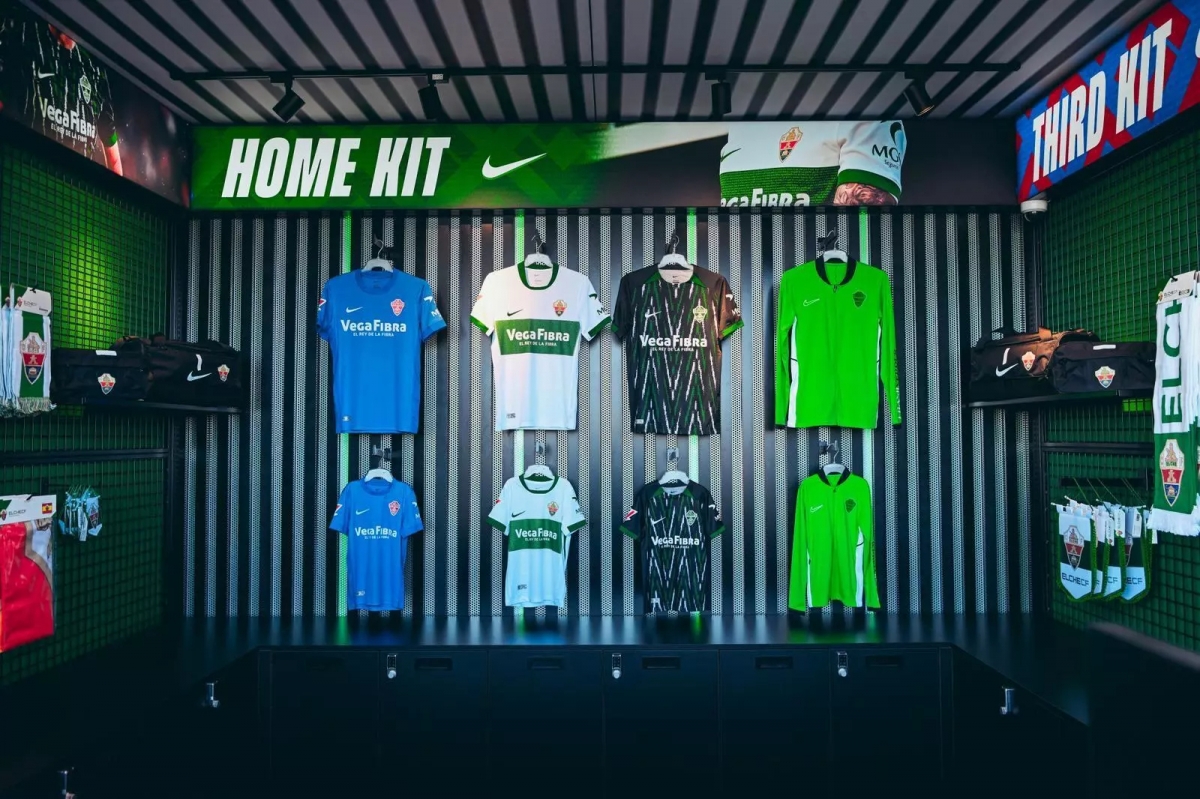 Detalle de la nueva tienda oficial del Elche CF - Foto: ECF