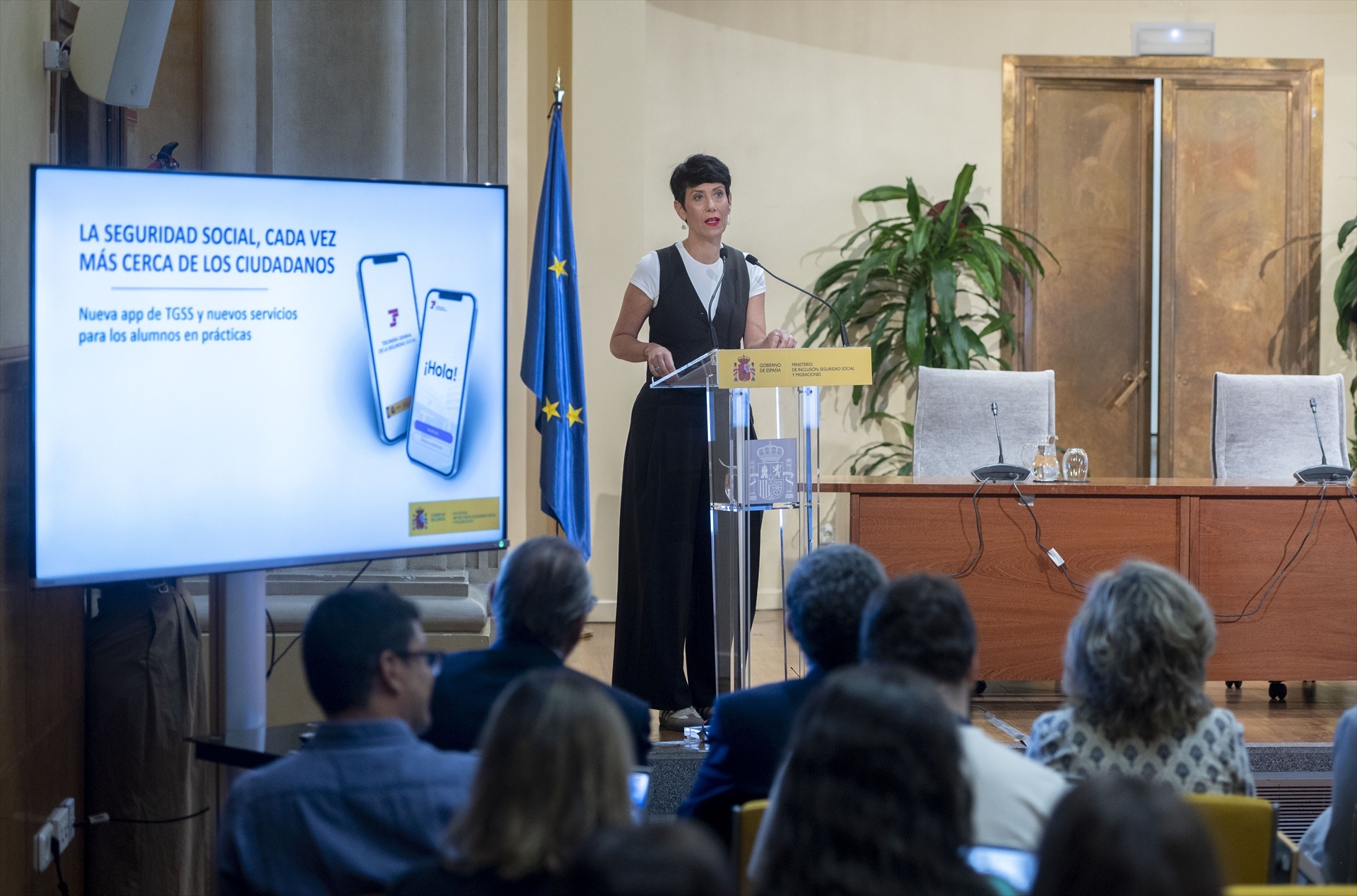 La Seguridad Social presenta su nueva app para trámites, con espacio para alumnos en prácticas