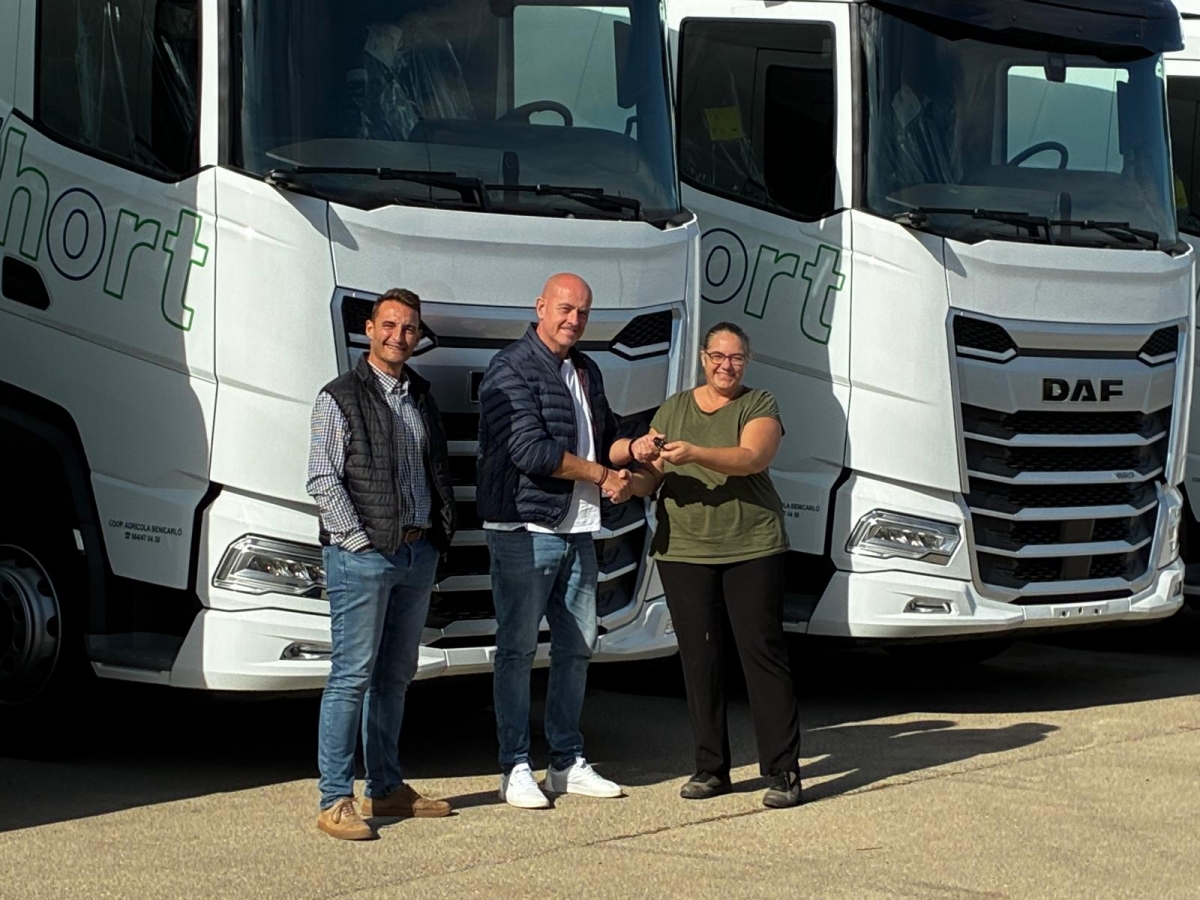 Benihort Transportes renueva su flota con la incorporación de siete nuevas cabezas tractoras 