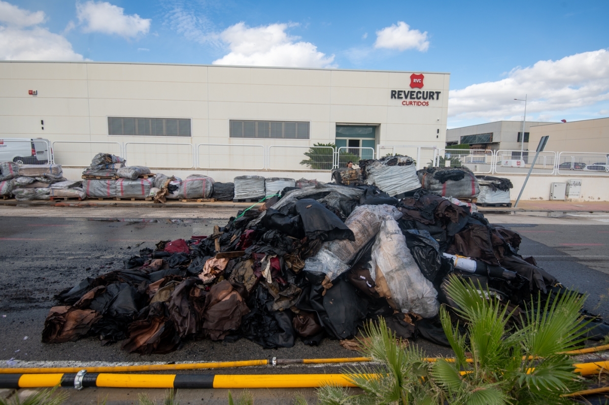 El incendio de Revecurt, proveedor de pieles de Tempe, causa pérdidas que rozan los 4 millones