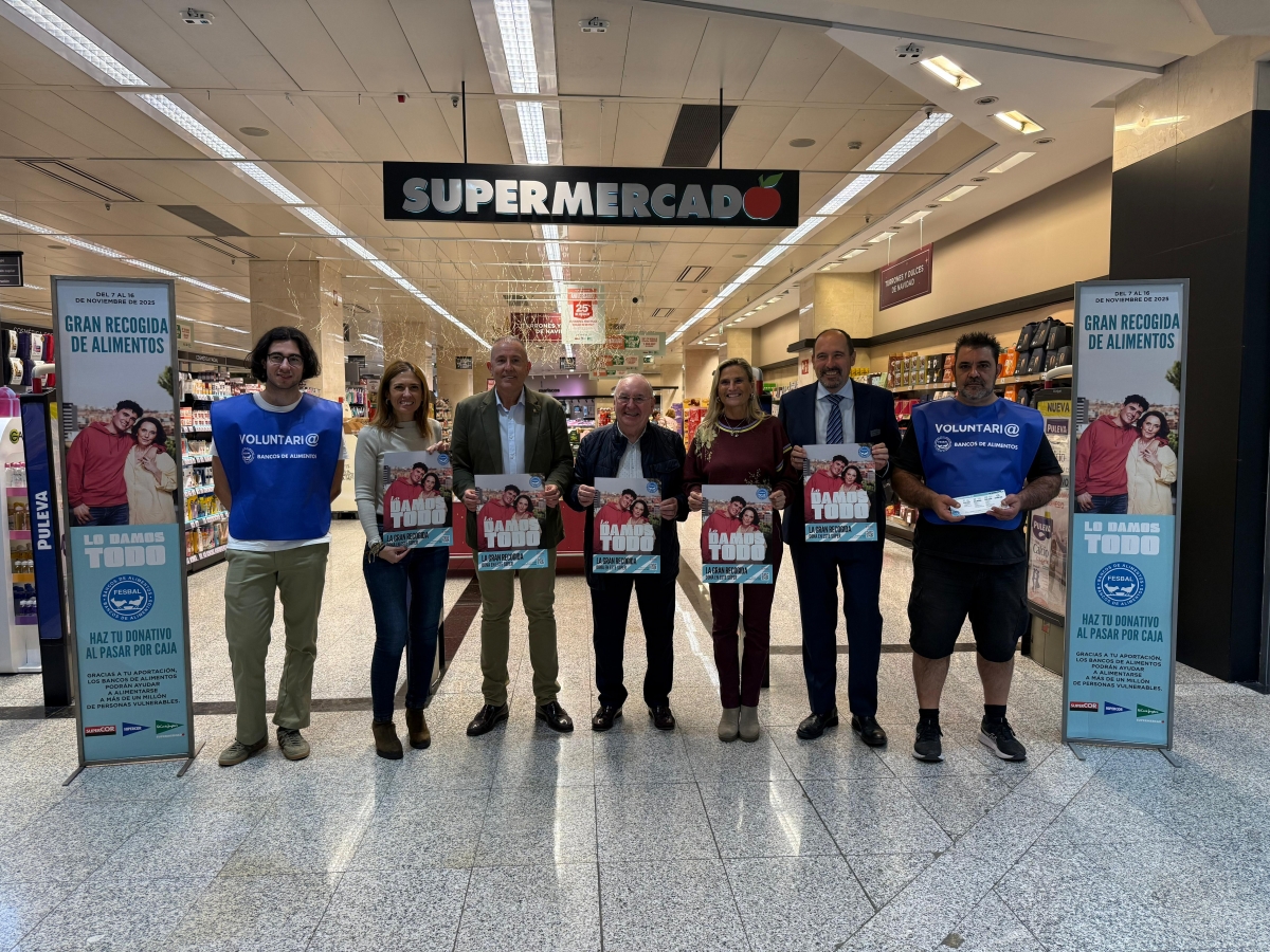 La Diputación se une a la lucha contra el hambre y colabora con la Gran Recogida del Banco de Alimentos