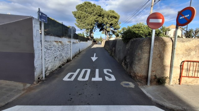 Vila-real hace unidireccional la calle Xàtiva para mejorar la seguridad y la movilidad en el barrio
