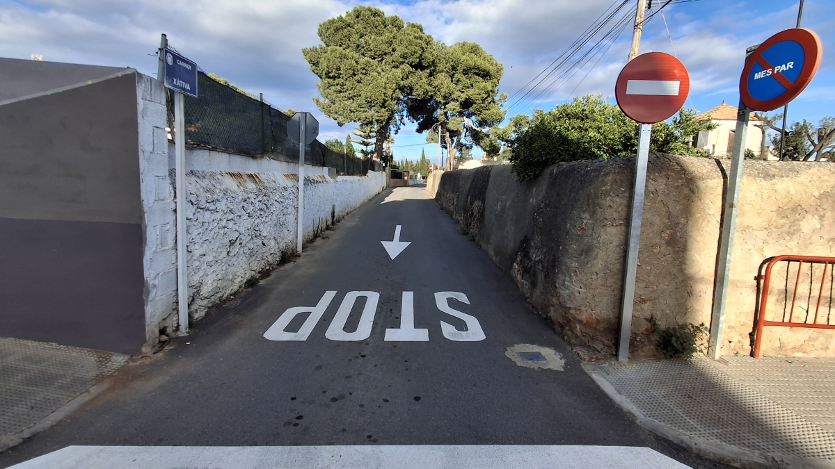 Vila-real hace unidireccional la calle Xàtiva para mejorar la seguridad y la movilidad en el barrio