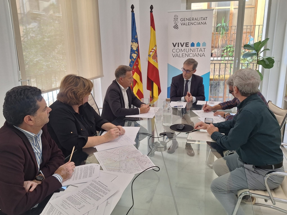 Burriana y la GVA avanzan en el impulso de la construcción de viviendas protegidas destinadas a jóvenes