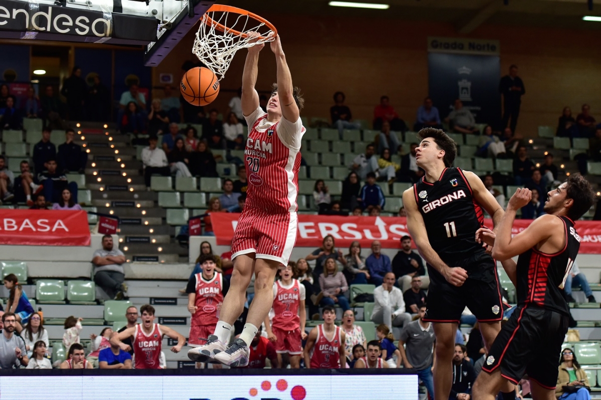 El UCAM CB sub-22 supera al Girona por 87-76 y logra su segundo triunfo en la Liga U