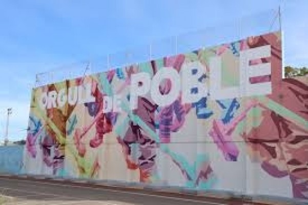 Catarroja inaugura 'Orgull de poble', un mural que rinde homenaje a la solidaridad durante la Dana 