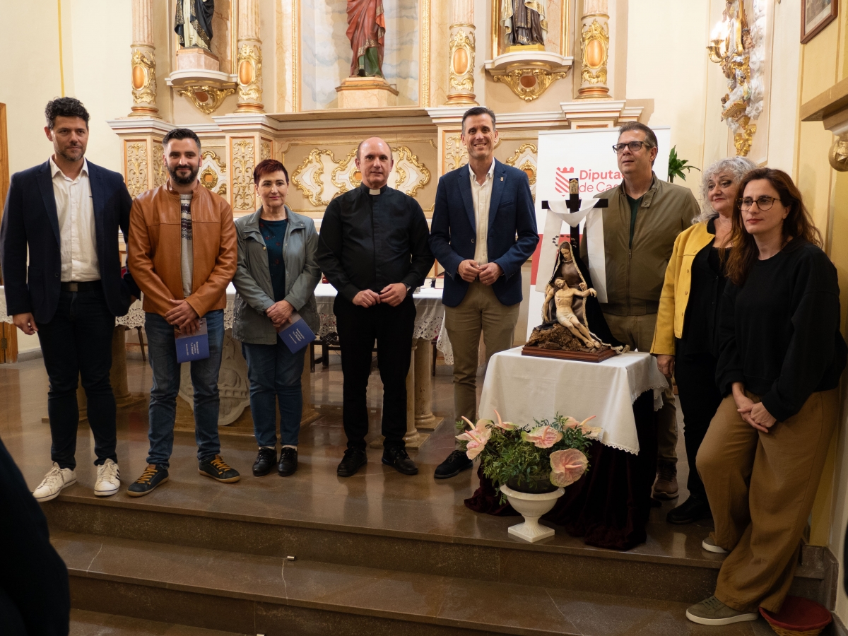 La Diputación restaura 'La Piedad' de Alfondeguilla y le devuelve su valor artístico y devocional