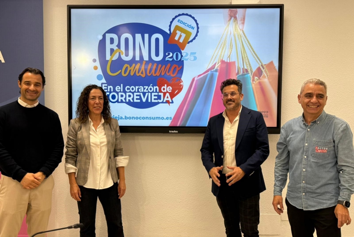 Torrevieja lanza la undécima edición del Bono Consumo con 500.000 euros para impulsar el comercio local