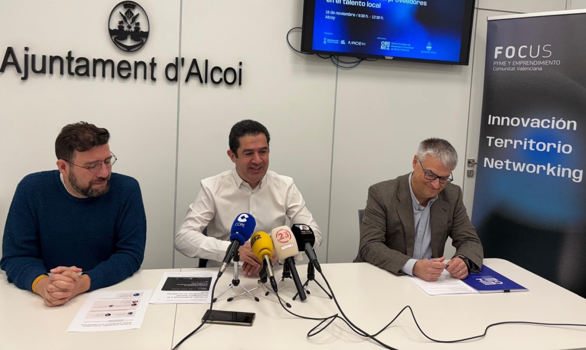 Focus Pyme acerca en Alcoy las oportunidades del sector audiovisual y el tecnológico al talento local