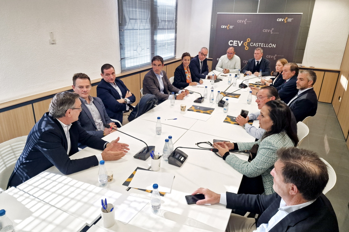 Reunión de la Junta Directiva de CEV Castellón. 