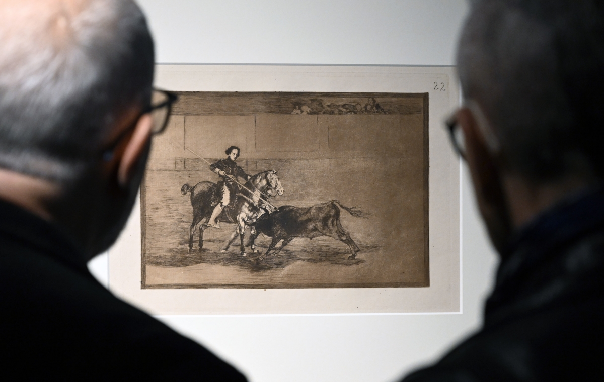 El Museo Gaya acoge la primera exposición en Murcia con la serie completa de la Tauromaquia de Goya
